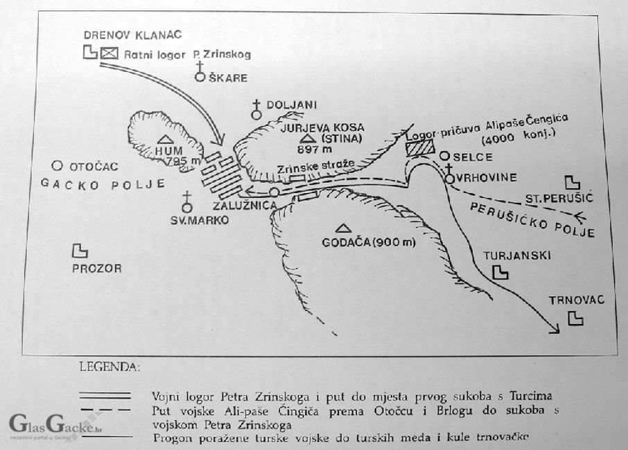 Prikaz bitke kod Jurjevih stijena 1663